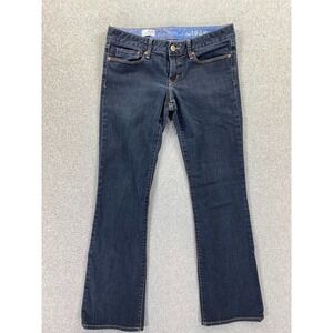 Gap Sexy Boot Cut Stretch Jeans Womens Size 29/8r Low Rise Indigo Denim 30X30